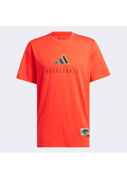 Wwh Logo Erkek Kırmızı Günlük T-Shirt.- modelleri