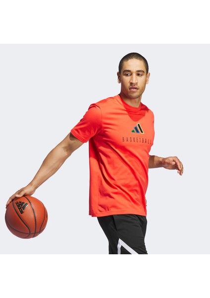 Wwh Logo Erkek Kırmızı Günlük T-Shirt.- fırsatları