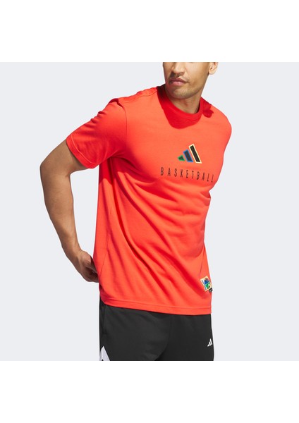 Wwh Logo Erkek Kırmızı Günlük T-Shirt.- indirimleri