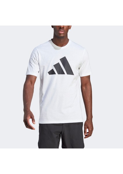 Training Essentials Erkek Beyaz Günlük T-Shirt.- fiyatları