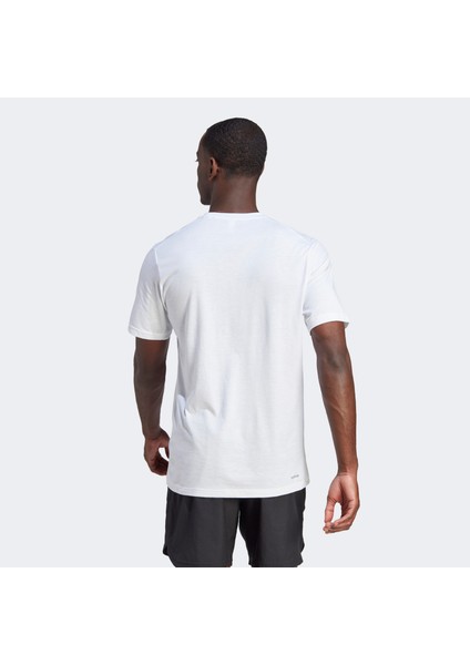 Training Essentials Erkek Beyaz Günlük T-Shirt.- modelleri