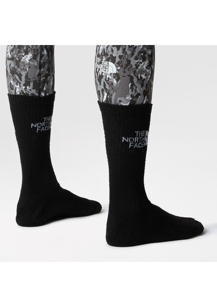 Multi Sport Crew Unisex 3lü Renkli Çorap.-