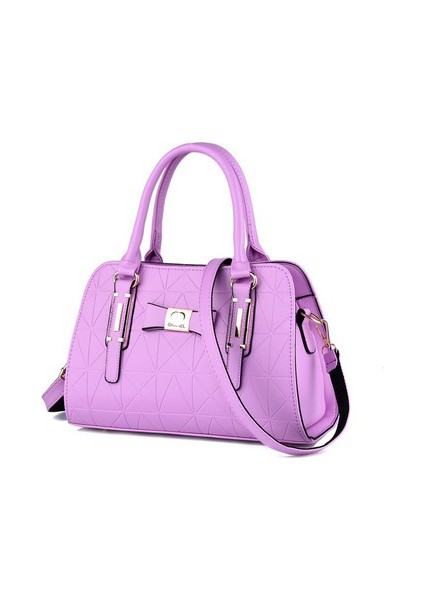 Yay Kadın Kabartmalı Büyük Kapasiteli Omuz Çantası (Yurt Dışından)