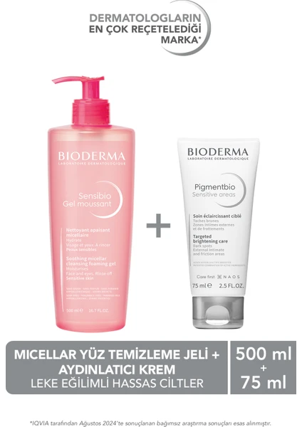 Misel Yüz Temizleme Jeli 500 ml & Kararma Karşıtı Aydınlatıcı Krem 75 ml