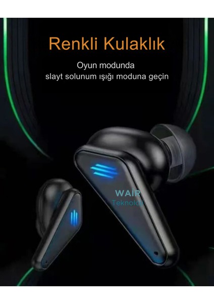 K55 Bluetooth Gaming Kulaklık - Mobil ve Pc Uyumlu Gaming Bluetooth Kulaklık