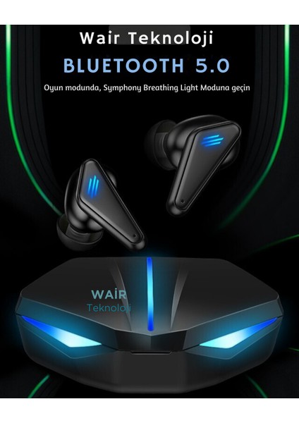 K55 Bluetooth Gaming Kulaklık - Mobil ve Pc Uyumlu Gaming Bluetooth Kulaklık