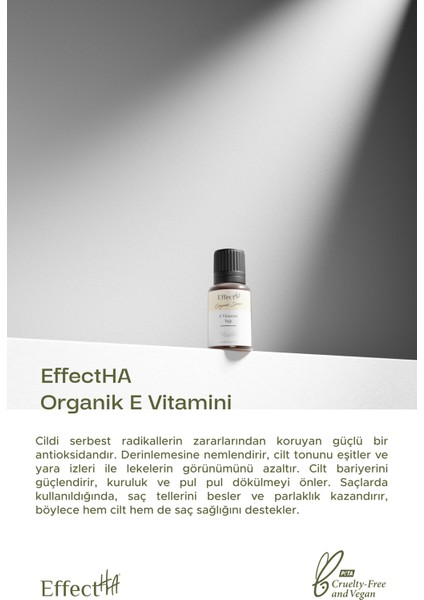 EffectHA Organik E Vitamini Yağı 10ml