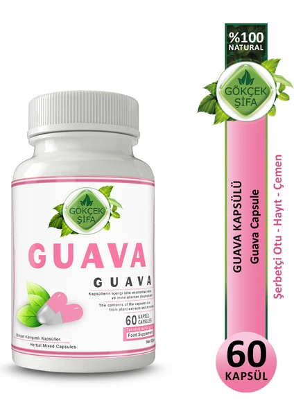 Gökçek Şifa Guava Kapsül 60 Kapsül X1000MG