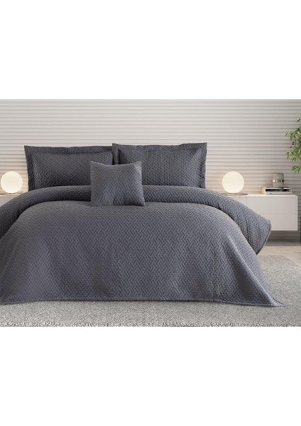 Yatak Ortusu Stone Indıgo Ck