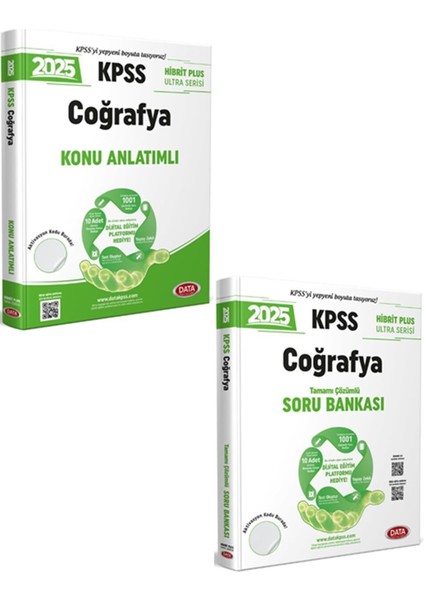 2025 Kpss Coğrafya Hibrit Plus Ultra Serisi Konu+Soru Set