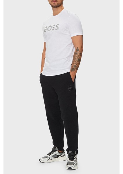 Pamuklu Logolu Regular Fit Jogger Pantolon Erkek Pantolon 50518728 001 fiyatları