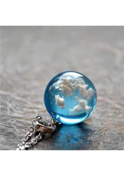 Gökyüzü Kolye Yuvarlak Küre fiyatları