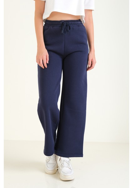 Kadın 3 Ip Şardonlu Eşofman Altı Lacivert indirimleri