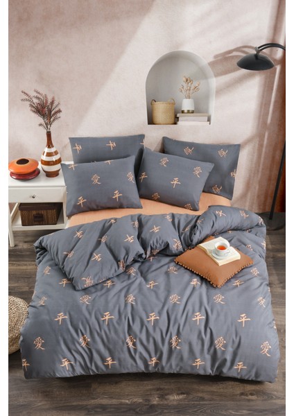 Ranforce Çarşafı Lastikli Çift Kişilik Nevresim takımı