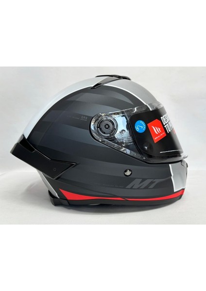 Thunder 4 Sv Treads B5 Şeffaf Vizör Kask Mat Renk - Iç Güneş Vizörlü