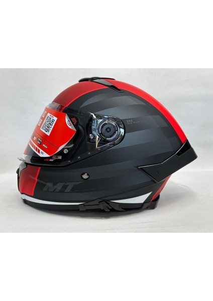 Thunder 4 Sv Treads B5 Şeffaf Vizör Kask Mat Renk - Iç Güneş Vizörlü