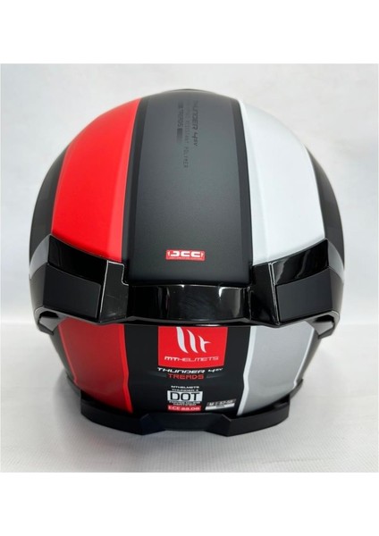 Thunder 4 Sv Treads B5 Şeffaf Vizör Kask Mat Renk - Iç Güneş Vizörlü