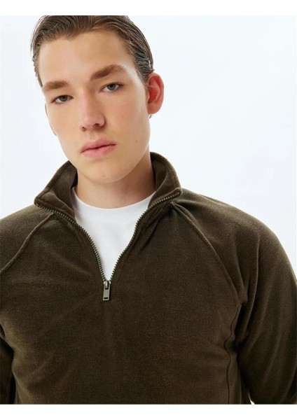 5WAM70062MK 876 Hakı Erkek Sweatshırt