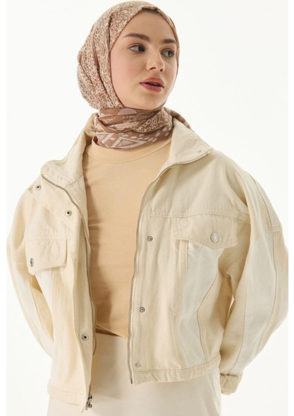 Adalie Geometrik Çiçek Desen Petrol Pamuklu Şal modelleri