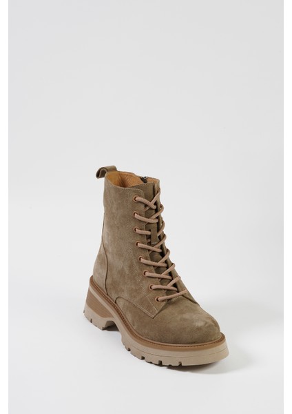 Kadın Tabacco Hakiki Süet Deri Günlük Bot modelleri