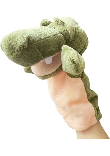 Ağız Açık Timsah Çocuk Kukla Peliş Oyuncak Hediyesi 25CM (Yurt Dışından)