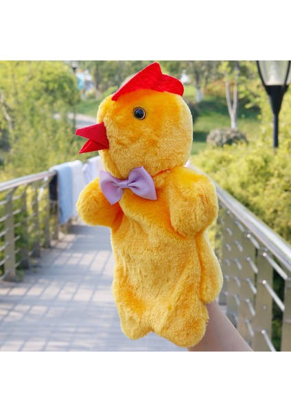Tavuk El Kuklası Peluş Oyuncak 25CM (Yurt Dışından)
