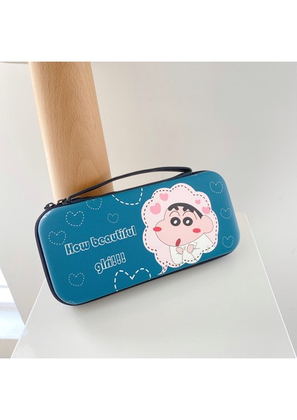 Mavi Çocuk Uyumlu Nintendo Switch Karikatür Düzenleyici Çanta (Yurt Dışından)