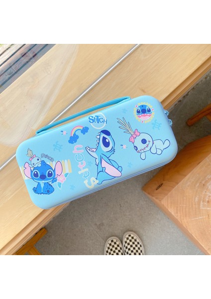 Nintendo Switch Için Blue Stitch Uyumlu Karikatür Organizer (Yurt Dışından)