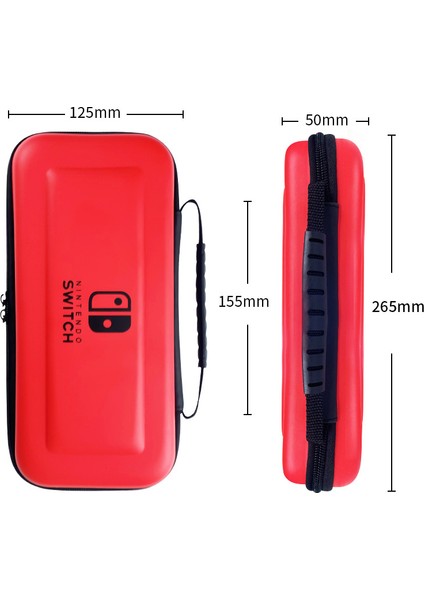 Nintendo Switch OLED ile Uyumlu Sert Kabuklu Saklama Çantası (Yurt Dışından)