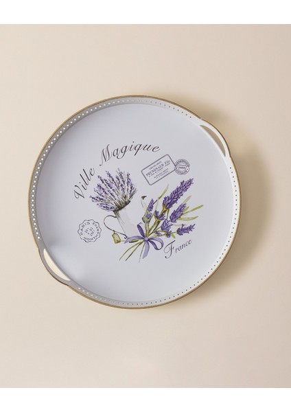 Evonna Yuvarlak Örgü Tepsi - Renkli fiyatları