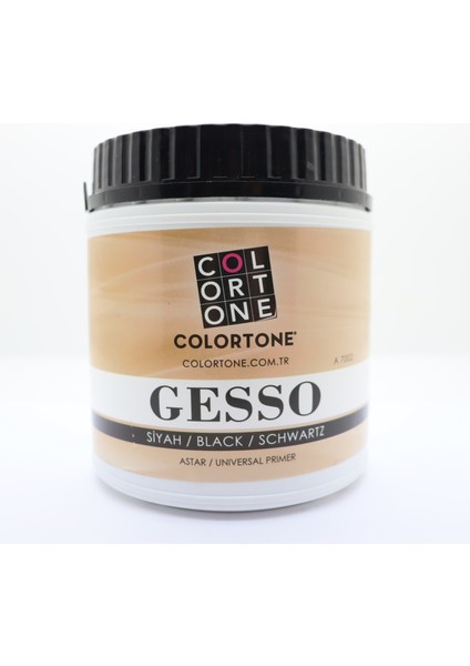 Artist Colors Akrilik Boya Yardımcı Malzemeler 750 ml ''siyah Gesso''