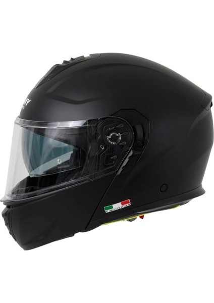 Sw 917 Double Vizor Pınlock Ready Mat Black Kask