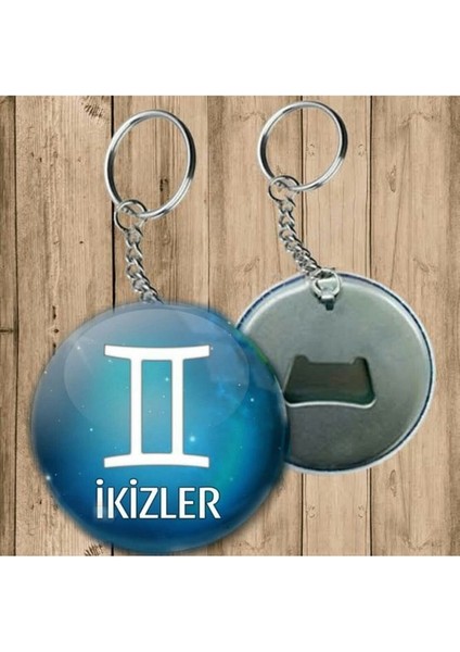 Ikizler Burcu Anahtarlık - Açacaklı Anahtarlık