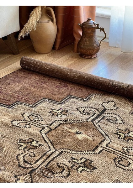 122X171 cm Kahverengi Boho Stili El Dokuma Orta Boyut Ev Salon Halısı fiyatları