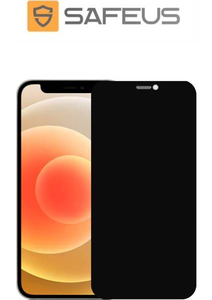 Apple iPhone 12 Tam Kaplayan Hayalet Toz Filtreli Ekran Koruyucu Cam