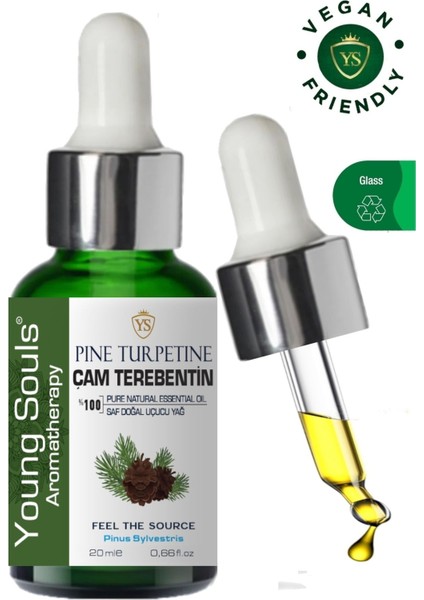 Aromatherapy Pine Turpetine Essential Oil Çam Terebentin Uçucu Yağ 20 ml
