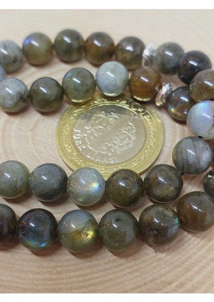 Labradorit Taşı Tesbih 33LÜK 8mm (4695) modelleri