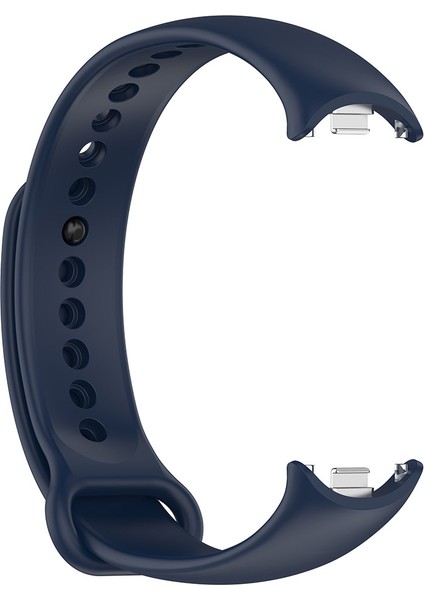Xiaomi Mi Band 8 Serisi Klasik Kordon Silikon Strap Kayış Midnight Blue