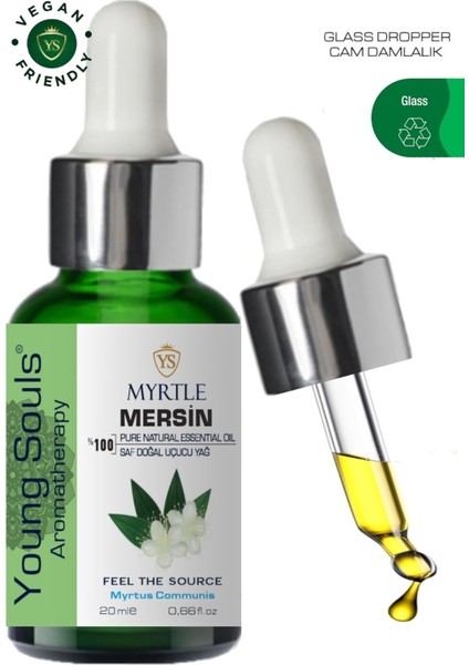Aromatherapy Myrtle Essential Oil Mersin Uçucu Yağ 20 ml
