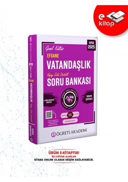 2025 Kpss Genel Kültür Efsane Vatandaşlık Tamamı Çözümlü E-Soru Bankası