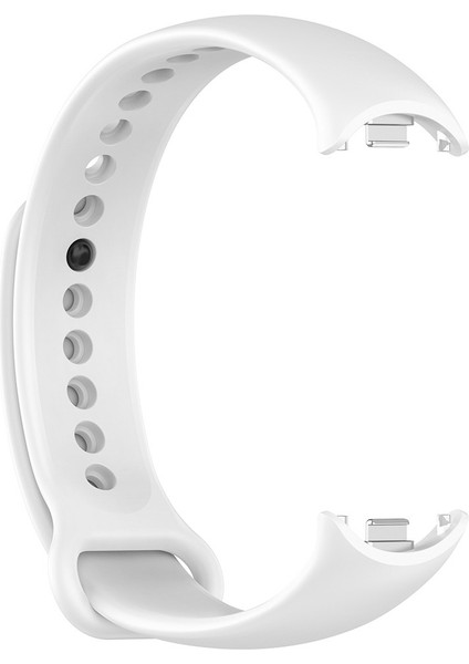 Xiaomi Mi Band 8 Serisi Klasik Kordon Silikon Strap Kayış Beyaz