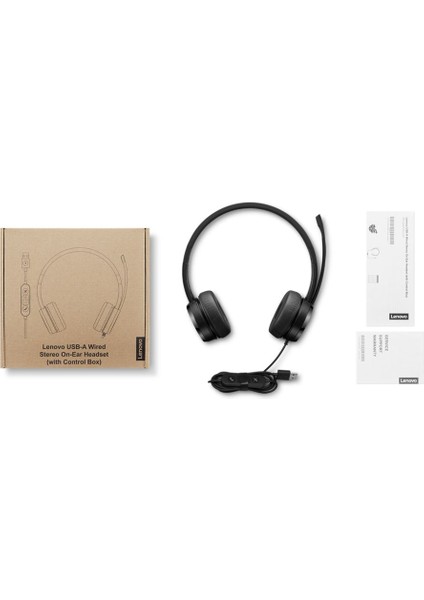 USB Kablolu Stereo On-Ear Headset With Control Box 4XD1K18260