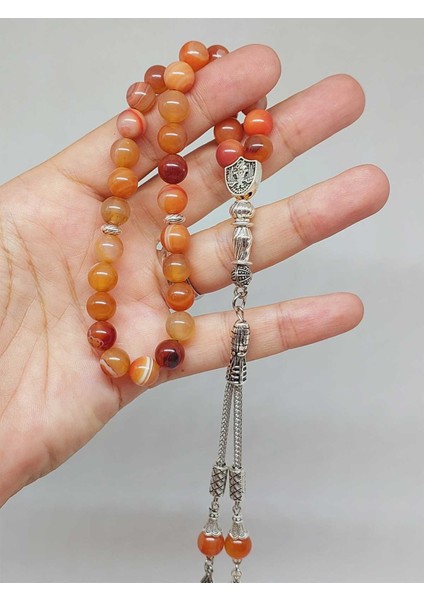 Akik Taşı Tesbih 33LÜK 8mm (53318)