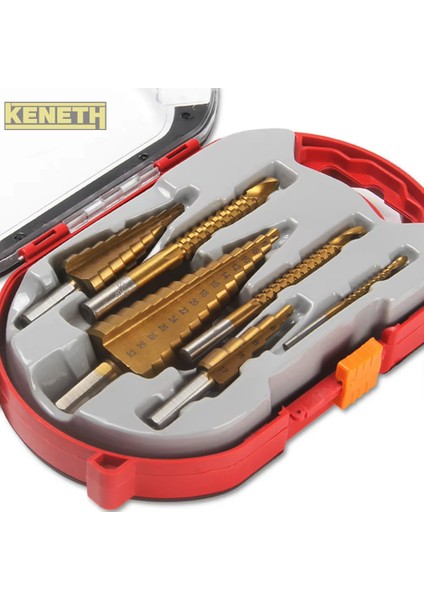 Özel Çantalı 6 Parça Kademeli Matkap Ucu Seti modelleri