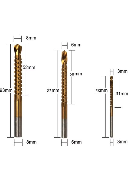 Özel Çantalı 6 Parça Kademeli Matkap Ucu Seti fırsatları
