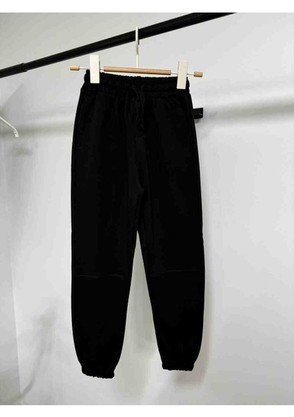 Çocuk Siyah Jogger Eşofman