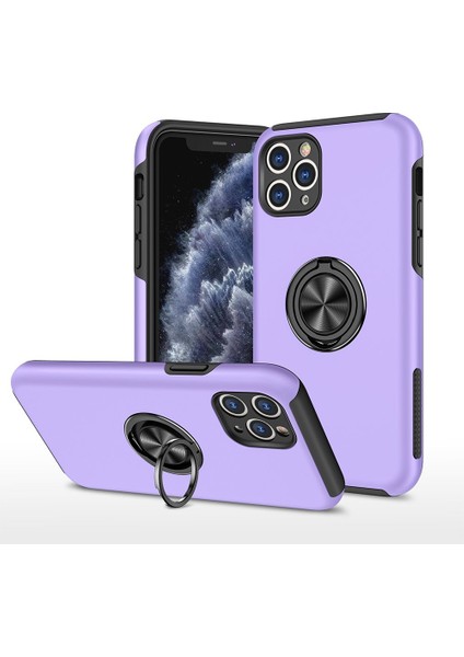 Apple iPhone 11 Pro Max Kılıf Soft Tasarım Elit Yüzüklü Lüx Kapak