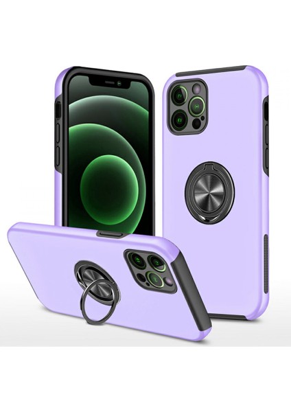 Apple iPhone 12 Pro Max Kılıf Soft Tasarım Elit Yüzüklü Lüx Kapak