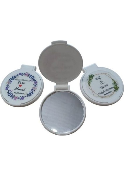Kişiye Özel Cep Aynası - Hediyelik Cep Aynası ( 10 Adet )