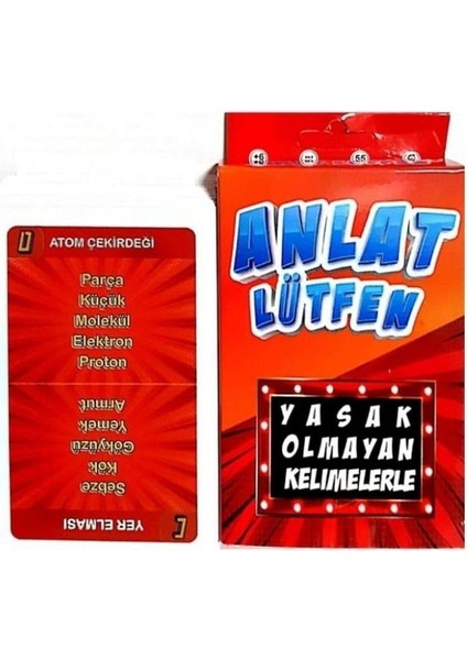 Anlat Lütfen Oyunu - Anlat Bakalım Oyunu ( Mini Kelime Kart Oyunu )